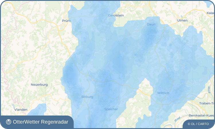 OtterWetter Regenradar-Widget Steinborn
