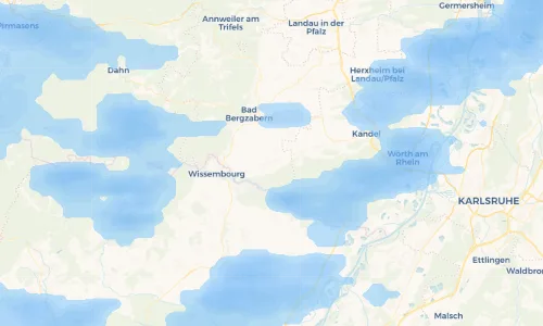 Regenradar Vorschaubild - Aktuelle Niederschläge in Steinfeld und Umgebung