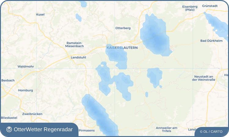 OtterWetter Regenradar-Widget Stelzenberg