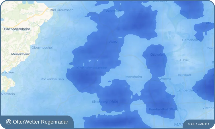 Wetter-Widget-Vorschau mit Vorhersagedaten für Stetten