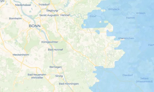 Regenradar Vorschaubild - Aktuelle Niederschläge in Stockhausen und Umgebung