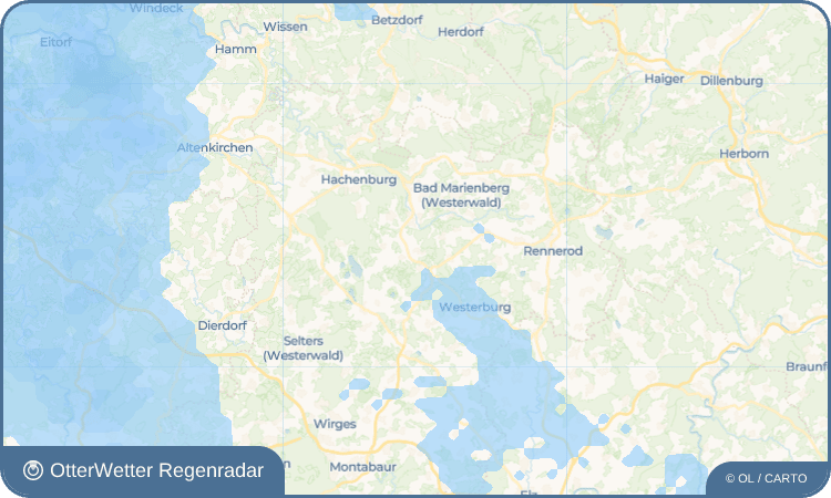OtterWetter Regenradar-Widget Stockum-Püschen