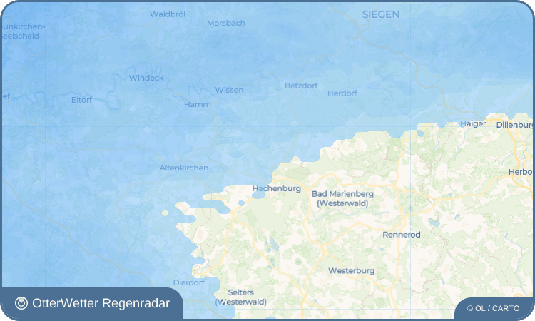 OtterWetter Regenradar-Widget Streithausen