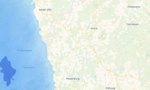 Regenradar Vorschaubild - Aktuelle Niederschläge in Strickscheid und Umgebung