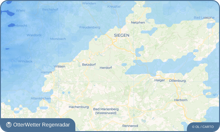 OtterWetter Regenradar-Widget Struthütten