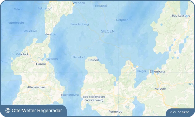 Wetter-Widget-Vorschau mit Vorhersagedaten für Struthütten