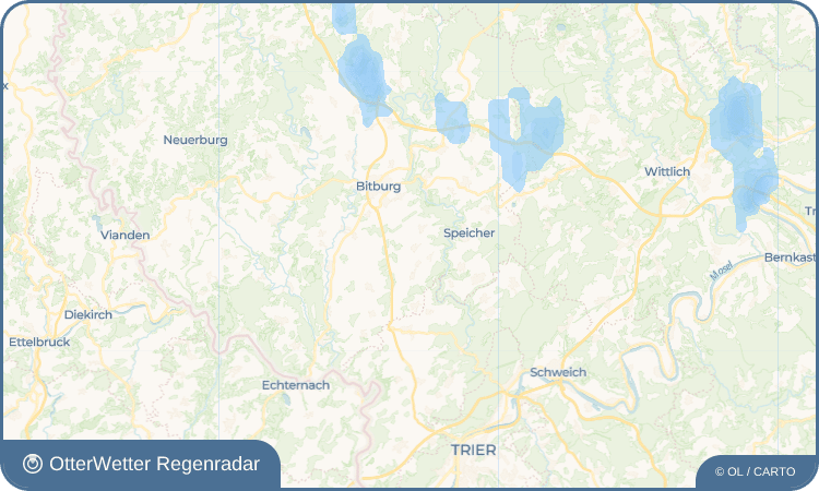 OtterWetter Regenradar-Widget Sülm