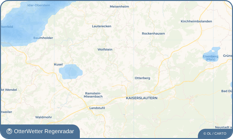 OtterWetter Regenradar-Widget Sulzbachtal