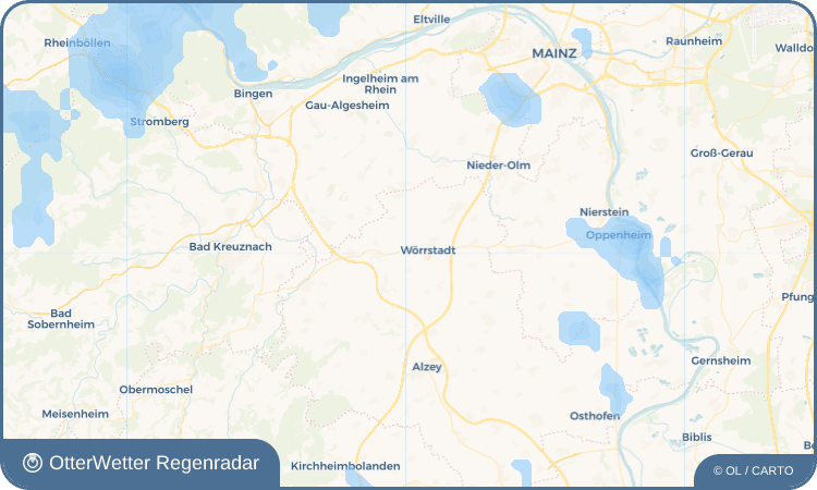OtterWetter Regenradar-Widget Sulzheim