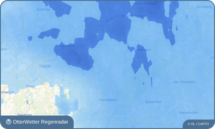 OtterWetter Regenradar-Widget Talling