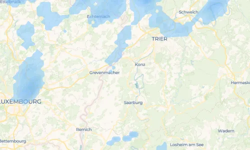 Regenradar Vorschaubild - Aktuelle Niederschläge in Tawern und Umgebung