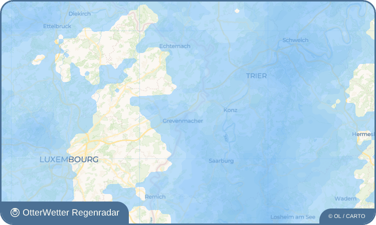 OtterWetter Regenradar-Widget Temmels