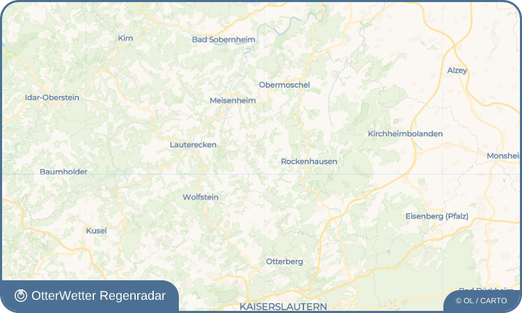 OtterWetter Regenradar-Widget Teschenmoschel