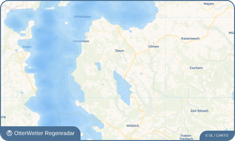 OtterWetter Regenradar-Widget Tettscheid