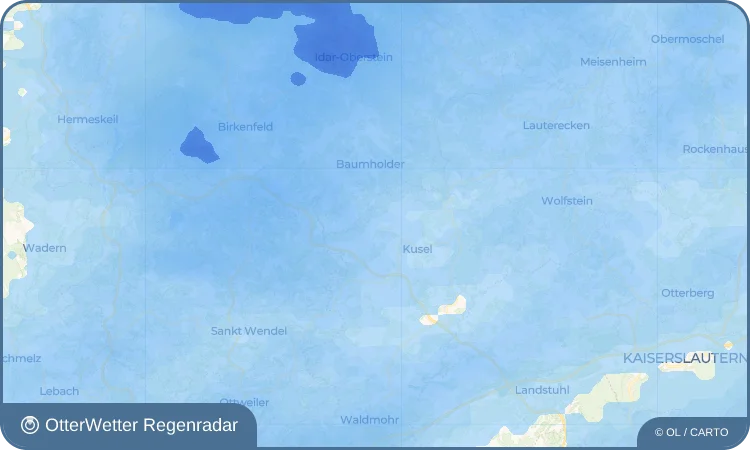 Widget-Vorschau für Thallichtenberg Wetter-Widget-Vorschau mit Vorhersagedaten für Thallichtenberg