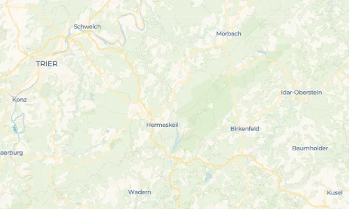 Regenradar Thiergarten: aktuelle Niederschläge in Thiergarten und Umgebung, Stand 22. Oktober 2026 um 18:20 Uhr