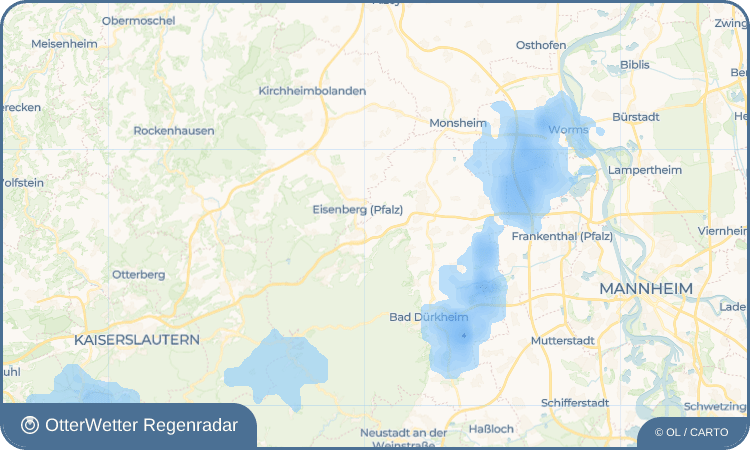 Wetter-Widget-Vorschau mit Vorhersagedaten für Tiefenthal