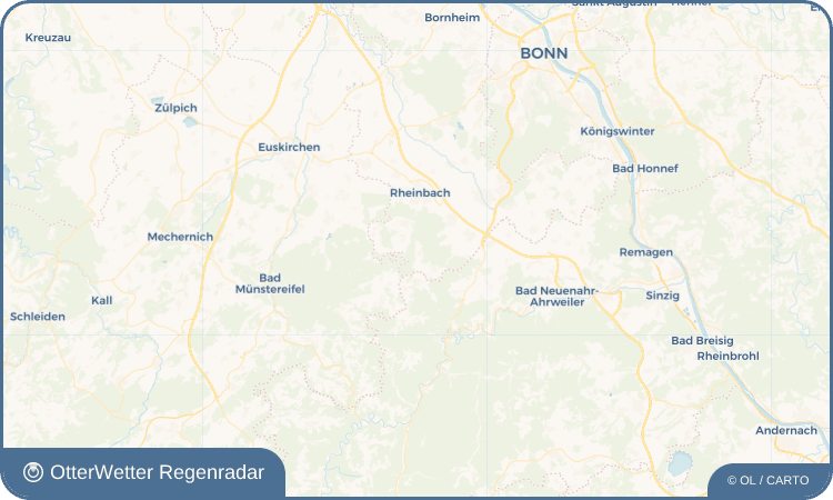 OtterWetter Regenradar-Widget Todenfeld