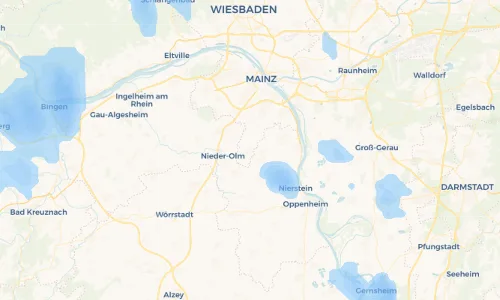 Regenradar Vorschaubild - Aktuelle Niederschläge in Töngeshof und Umgebung