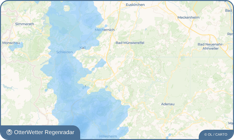 OtterWetter Regenradar-Widget Tondorf