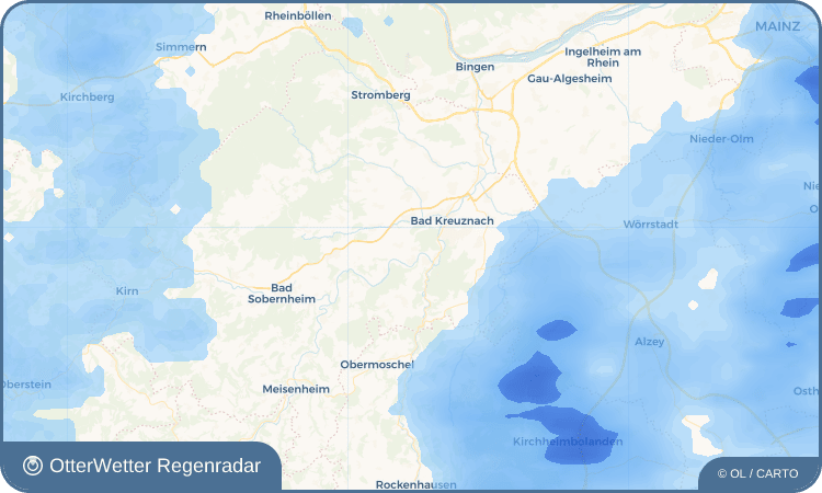 OtterWetter Regenradar-Widget Traisen