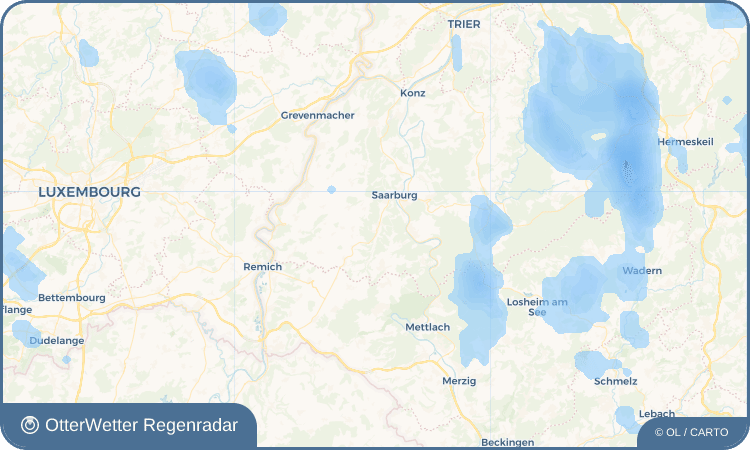 Widget-Vorschau für Trassem Wetter-Widget-Vorschau mit Vorhersagedaten für Trassem
