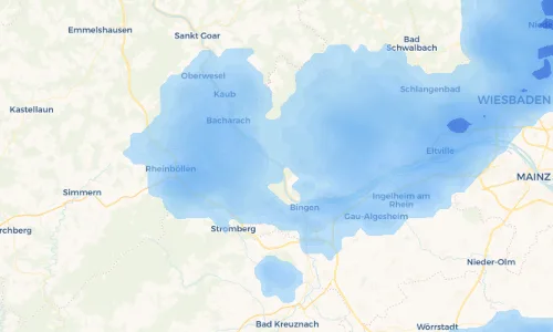 Regenradar Vorschaubild - Aktuelle Niederschläge in Trechtingshausen und Umgebung