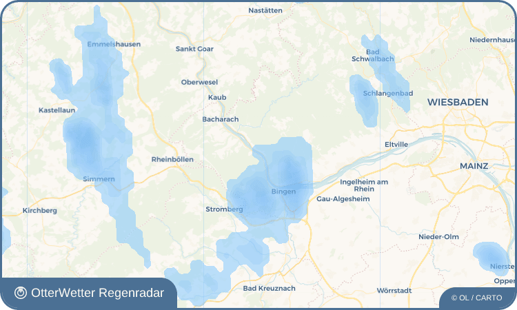 OtterWetter Regenradar-Widget Trechtingshausen