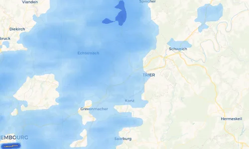 Regenradar Vorschaubild - Aktuelle Niederschläge in Trierweiler und Umgebung
