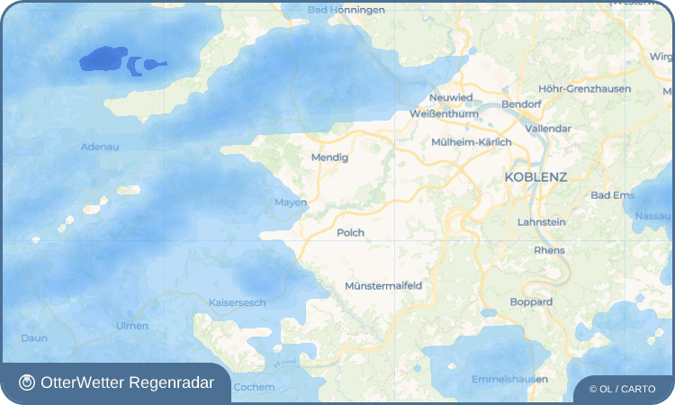 OtterWetter Regenradar-Widget Trimbs