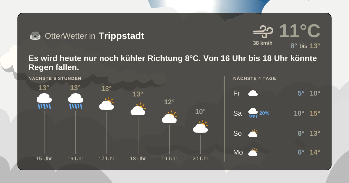 OtterWetter-Widget Trippstadt