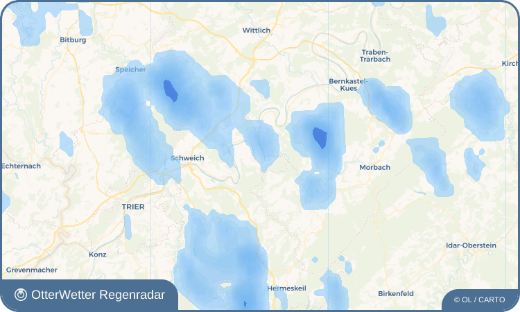 OtterWetter Regenradar-Widget Trittenheim