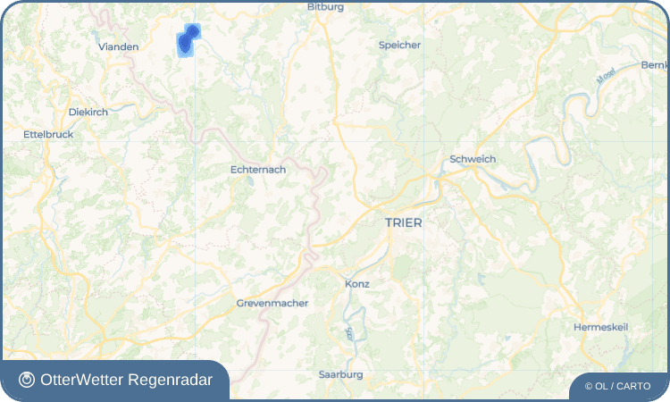 Wetter-Widget-Vorschau mit Vorhersagedaten für Udelfangen