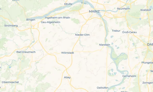 Regenradar Vorschaubild - Aktuelle Niederschläge in Udenheim und Umgebung