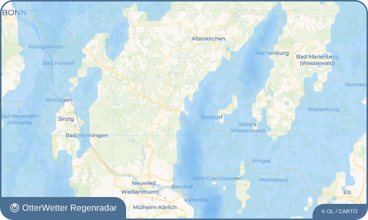 OtterWetter Regenradar-Widget Überdorf