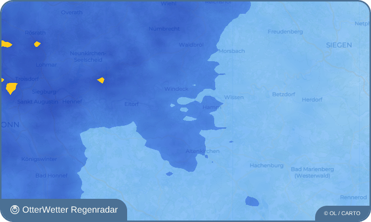 OtterWetter Regenradar-Widget Ückertseifen