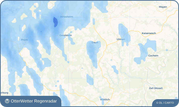 OtterWetter Regenradar-Widget Üdersdorf