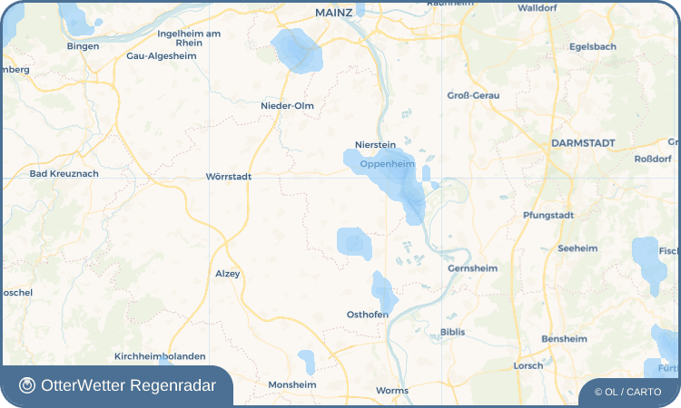 OtterWetter Regenradar-Widget Uelversheim