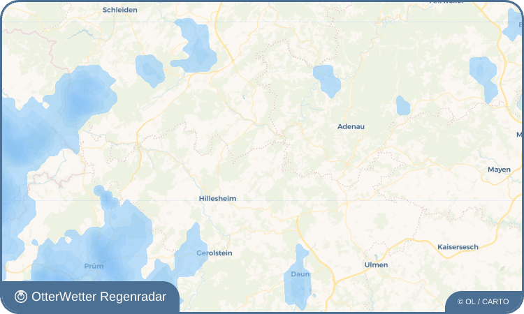 Widget-Vorschau für Üxheim Wetter-Widget-Vorschau mit Vorhersagedaten für Üxheim