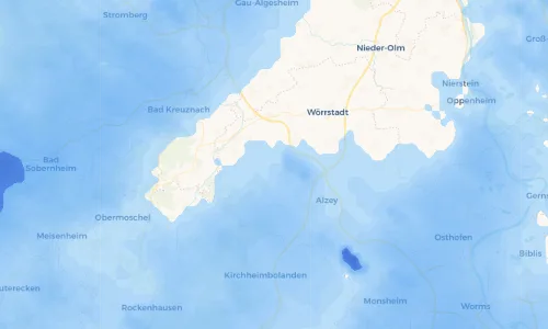 Regenradar Vorschaubild - Aktuelle Niederschläge in Uffhofen und Umgebung