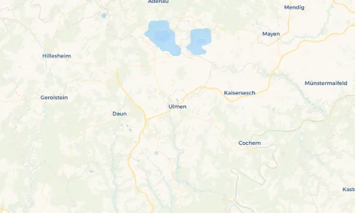 Regenradar Vorschaubild - Aktuelle Niederschläge in Ulmen und Umgebung