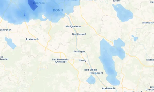 Regenradar Vorschaubild - Aktuelle Niederschläge in Unkel und Umgebung