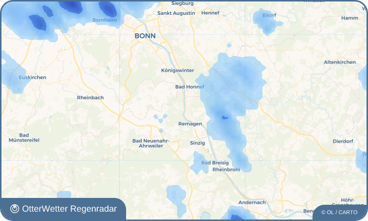 OtterWetter Regenradar-Widget Unkel