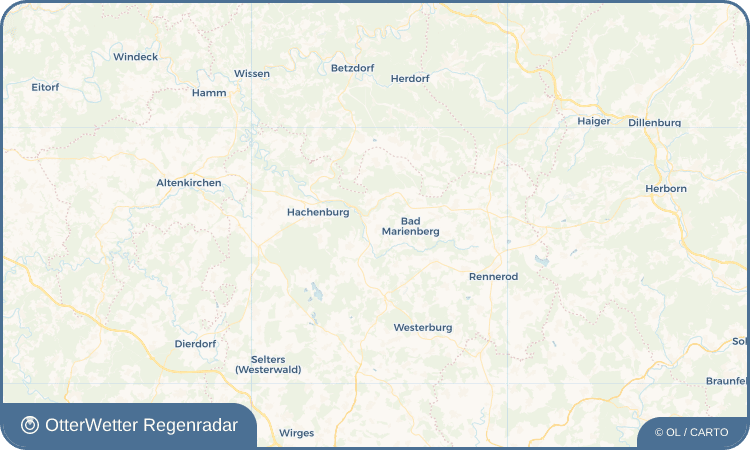OtterWetter Regenradar-Widget Unnau