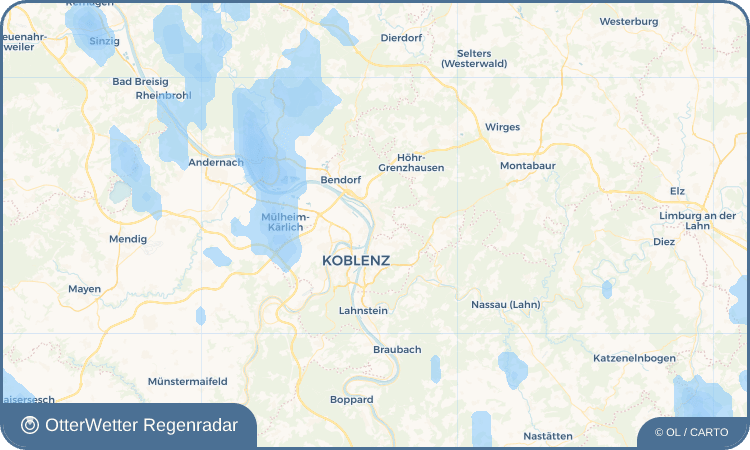 OtterWetter Regenradar-Widget Urbar