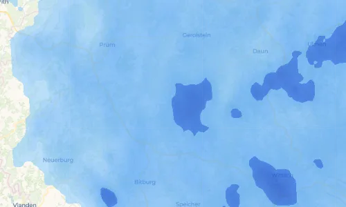 Regenradar Vorschaubild - Aktuelle Niederschläge in Usch und Umgebung