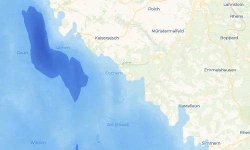 Regenradar Vorschaubild - Aktuelle Niederschläge in Valwig und Umgebung