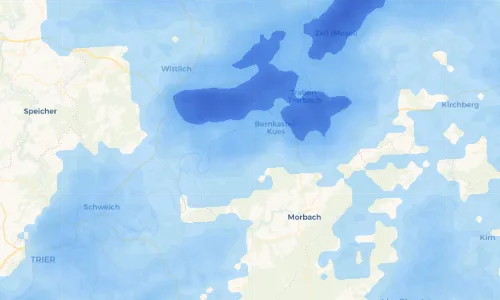Regenradar Vorschaubild - Aktuelle Niederschläge in Veldenz und Umgebung