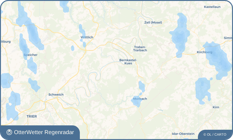 OtterWetter Regenradar-Widget Veldenz