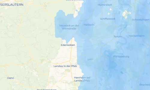 Regenradar-Vorschau: aktuelle Niederschläge in Venningen und Umgebung